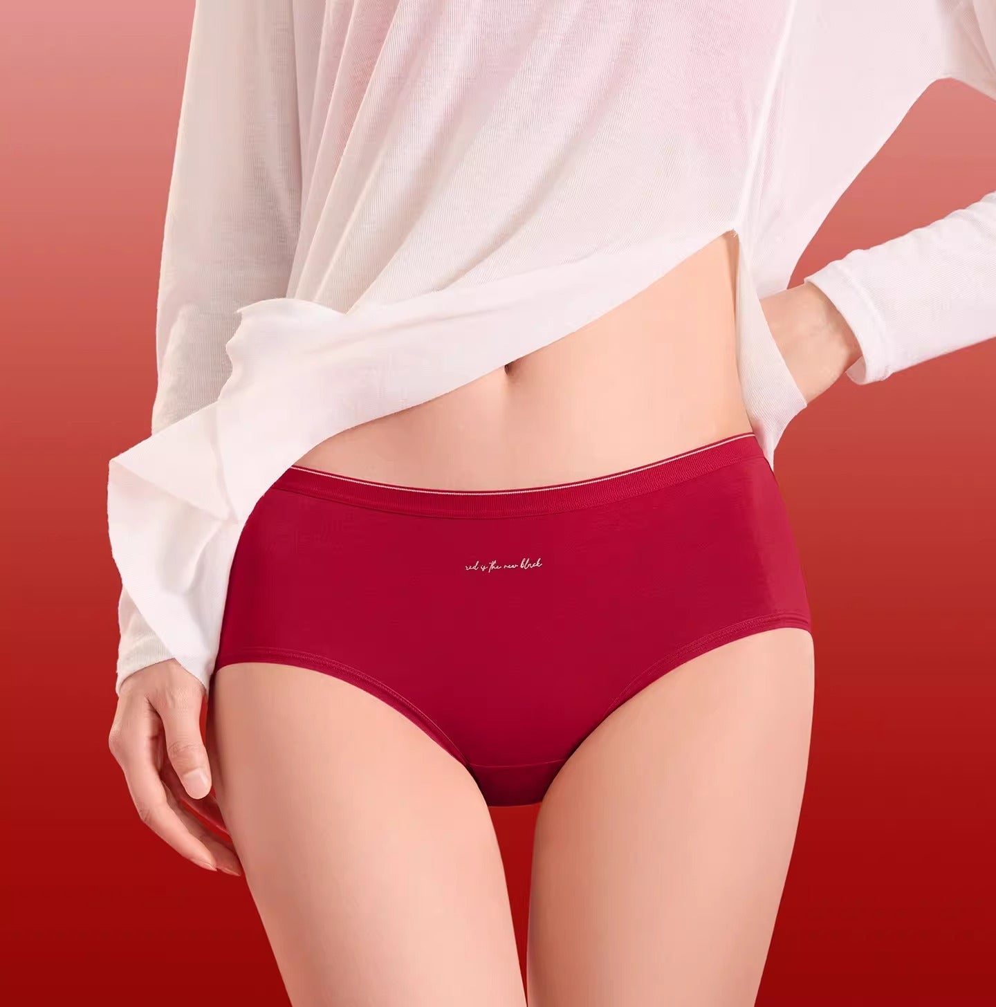 SecretWorld Cotton Crotch Underwear Sock Set