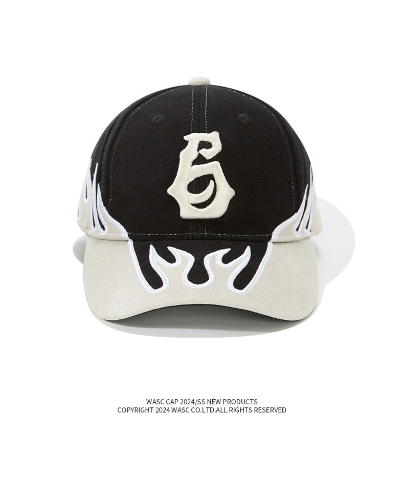 WASC Flame Drippy Retro Baseball Cap