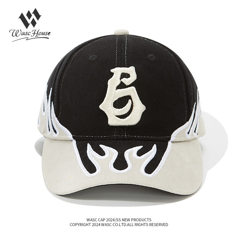 WASC Flame Drippy Retro Baseball Cap