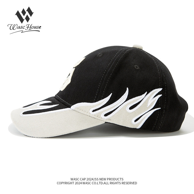 WASC Flame Drippy Retro Baseball Cap