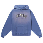 Harshandcruel wash graffiti modified embroidery Hoodie