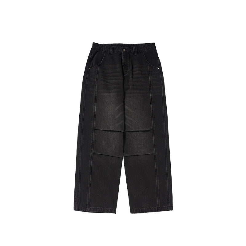 "Clearance"INFLATION Dirty Fit Cut Straight Jeans