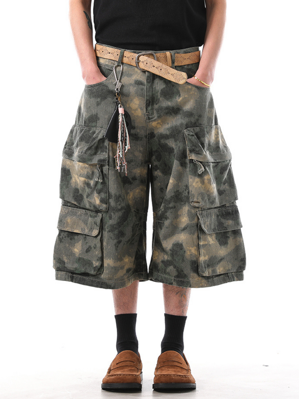 BLANKIN camouflage shorts