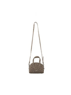 The CryingCenter leopard print small leather Boston bag