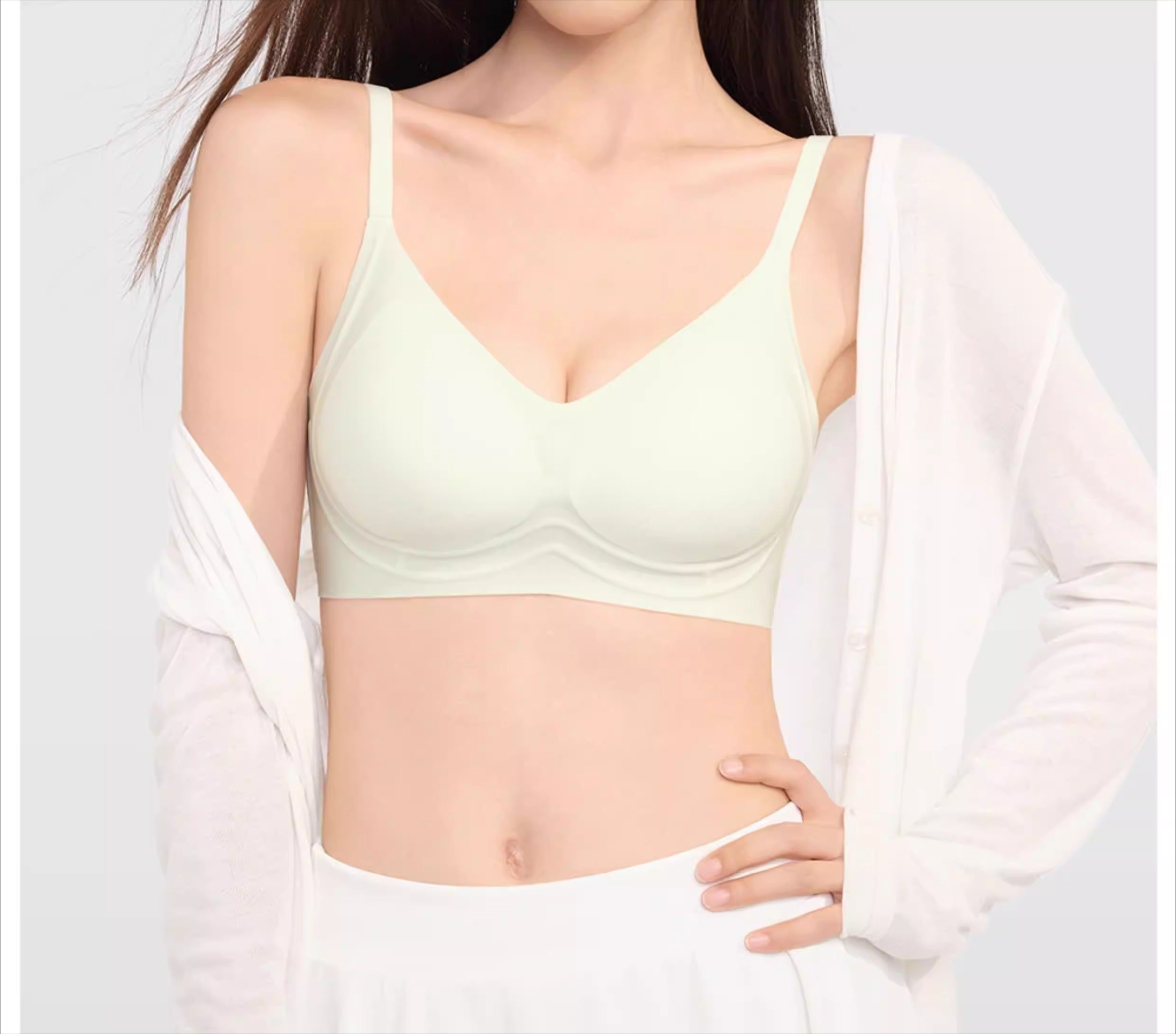 Secret World Gathers Anti-sagging Breast Seamless Bra