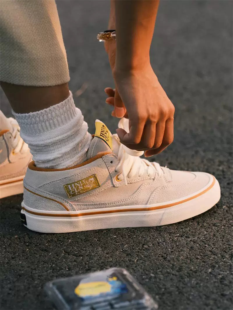 HNLY CLN Joint FTMD Beige Full Suede Skate Shoes