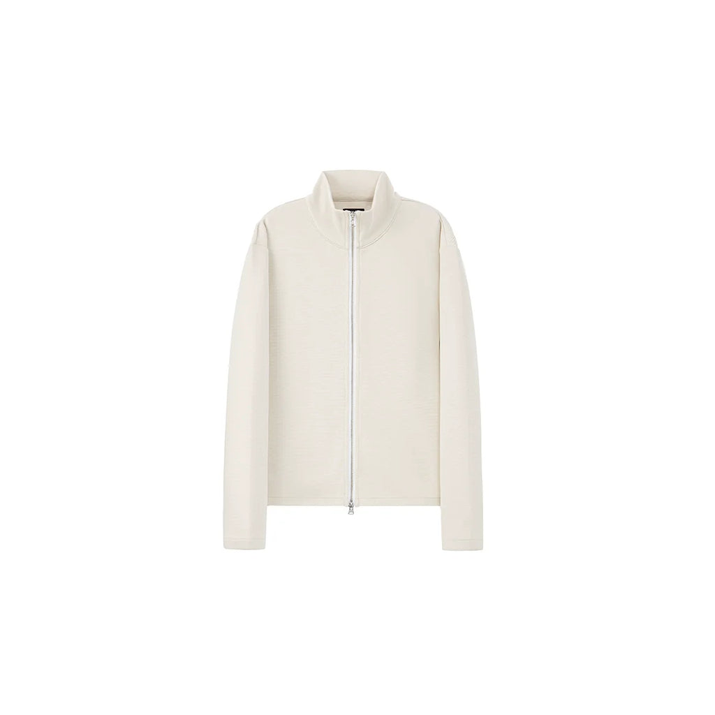 PLUS NO LOGO Casual Jacquard Striped Sweater Jacket