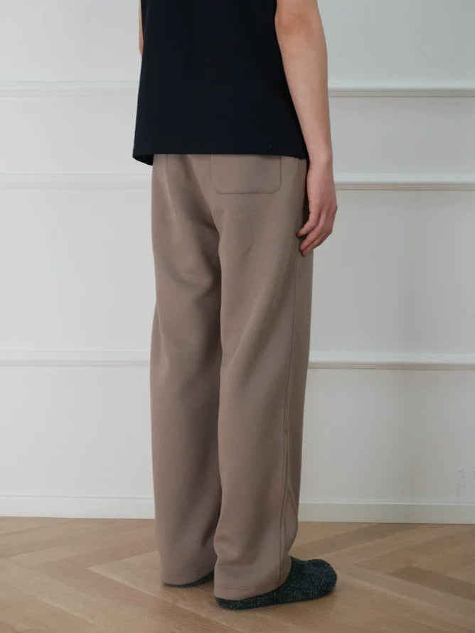 NO LOGO Loose Straight Sweatpants