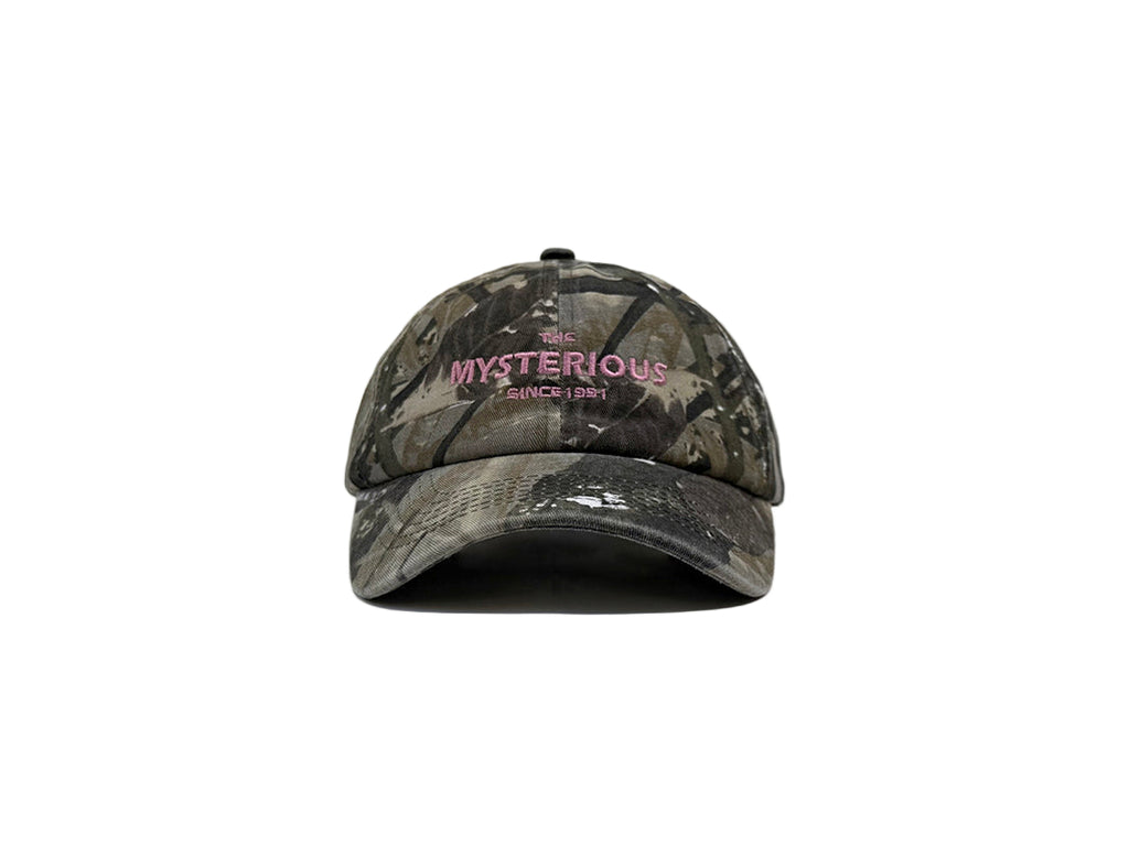 MUCUNXI Distressed Letter Camouflage Baseball Cap