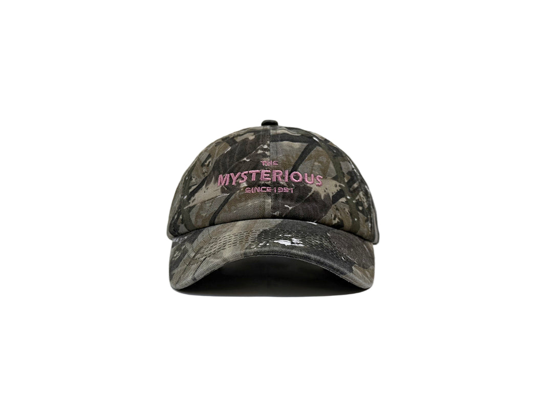MUCUNXI Distressed Letter Camouflage Baseball Cap