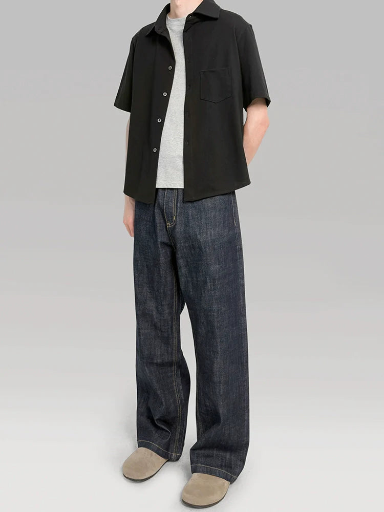 PLUS NO LOGOA Loose Straight Wide-leg Jeans