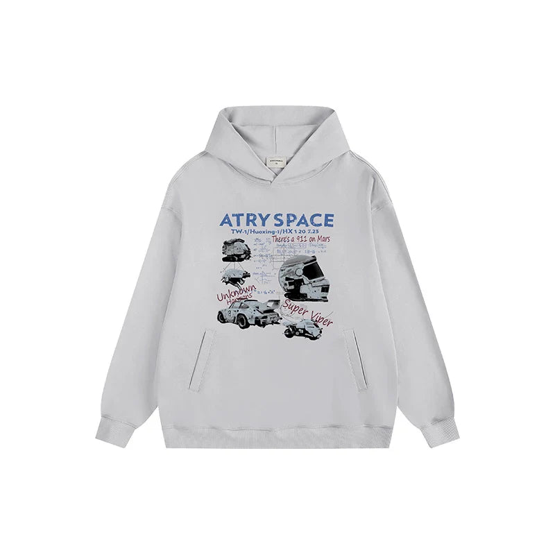 ATRY Mars Walk Design Draft Hooded Sweater