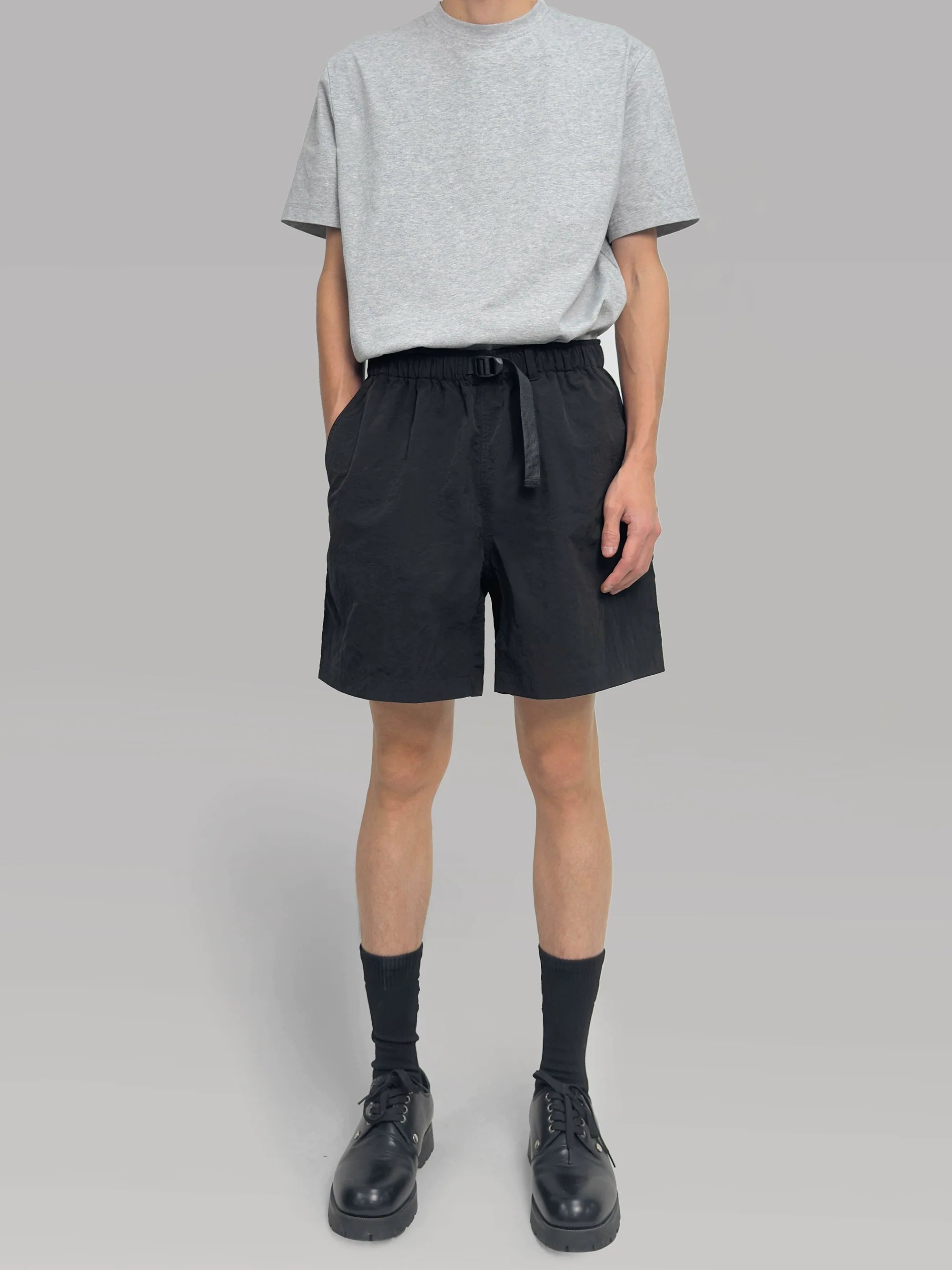 PLUS NO LOGO Waist Buckle Adjustment Loose Quick-drying Sports Shorts