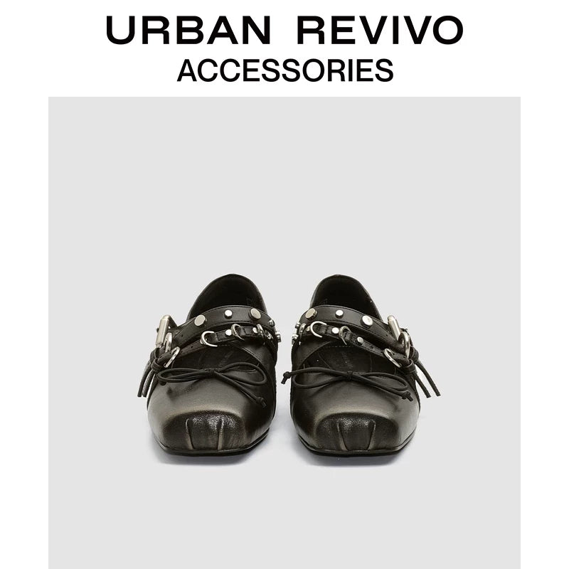 Urban Revivo Women's Mary Jane Shoes