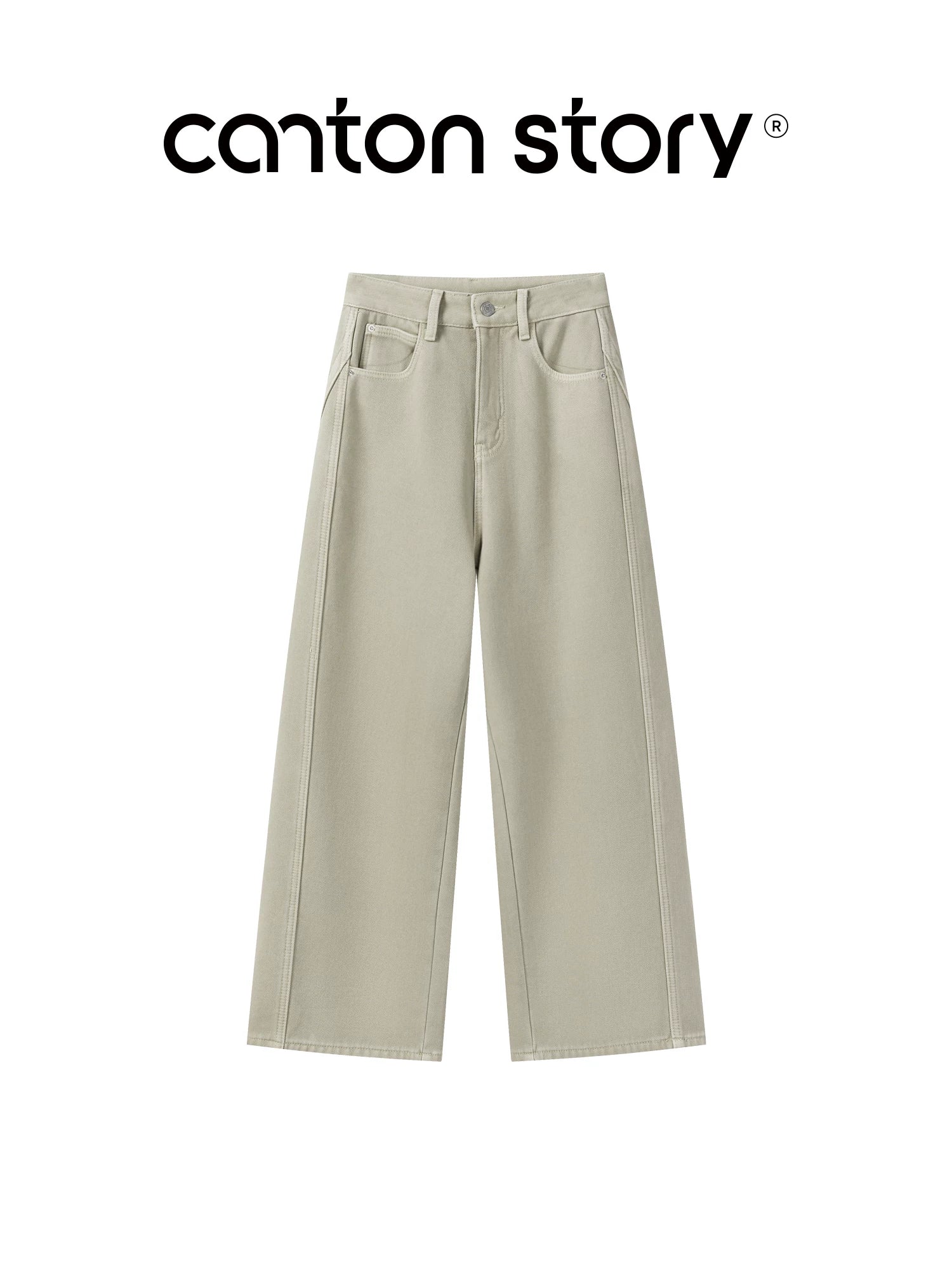 cantonstory Commuting Straight Velvet Jeans