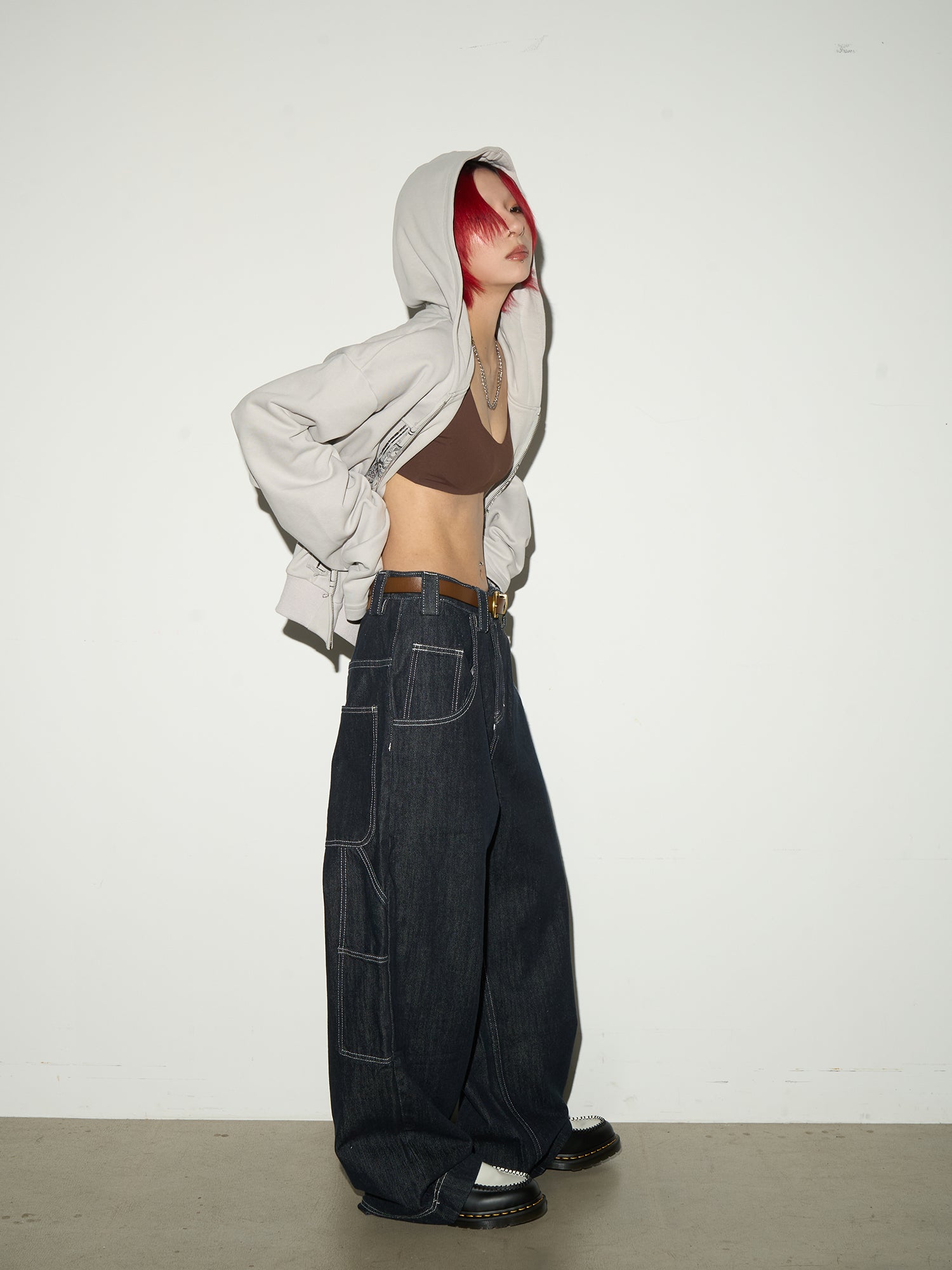 MICHINNYON baggy denim