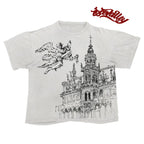 MELANIN Original Angel Line Hand Painted Short Sleeve T Shirt