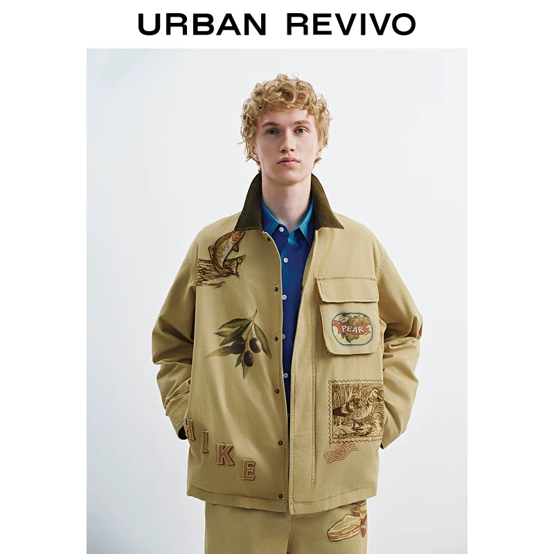 Urban Revivo Men's Amber Streamer Jacket