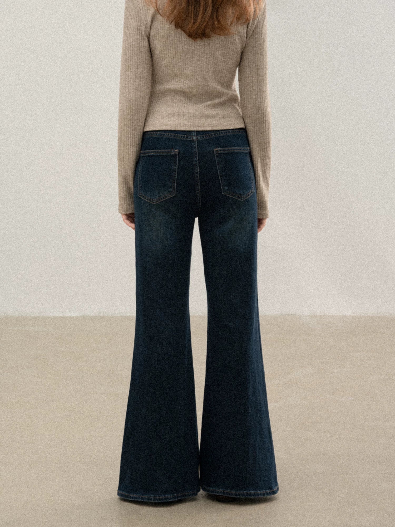 cantonstory Retro Belt Mild Jeans