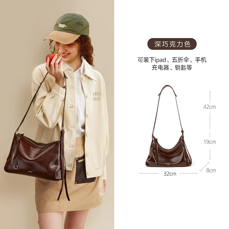 Neeley Star Donut Leather Hobo Bag