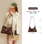 Neeley Star Donut Leather Hobo Bag