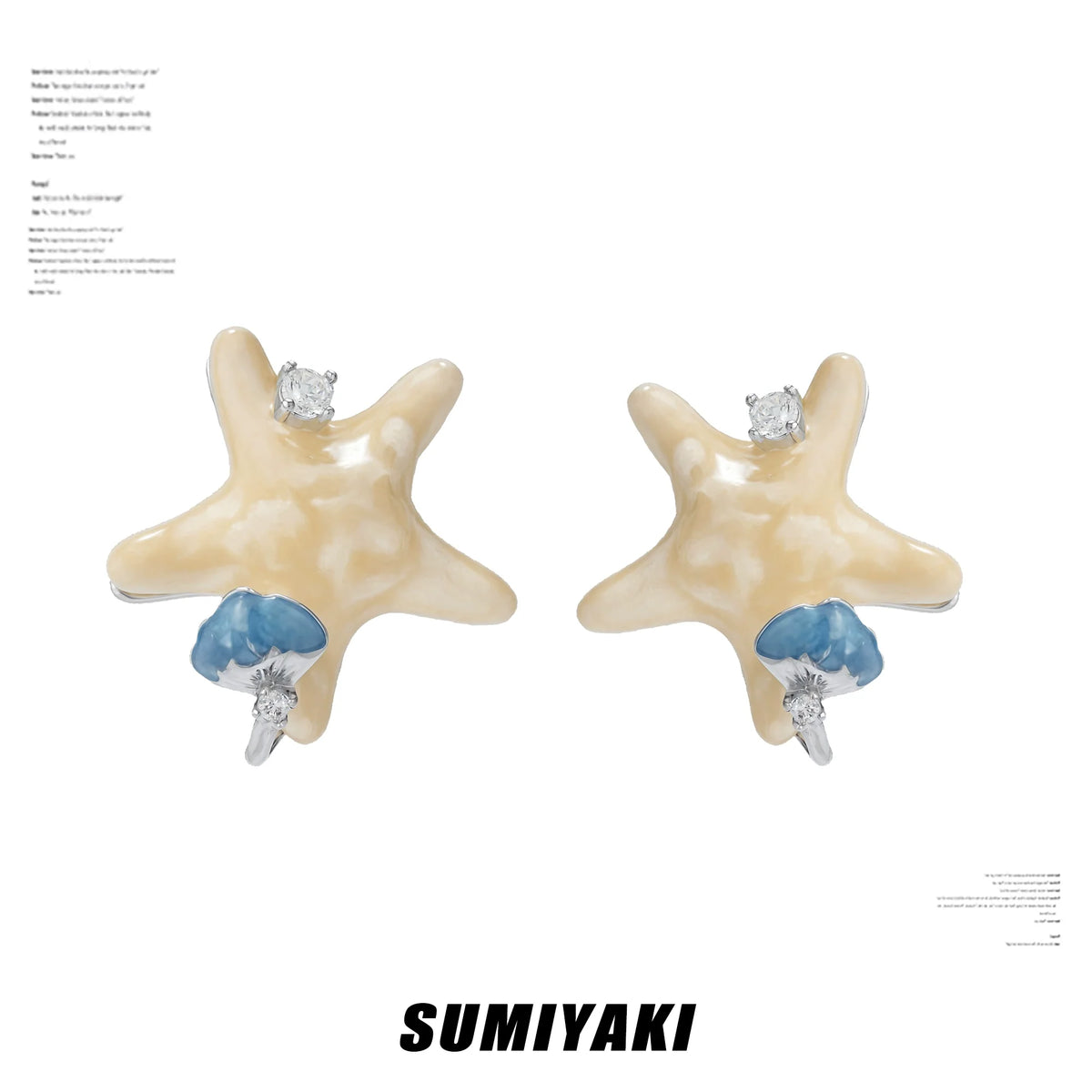 SUMIYAKI Fringed Shell Beaded Earrings