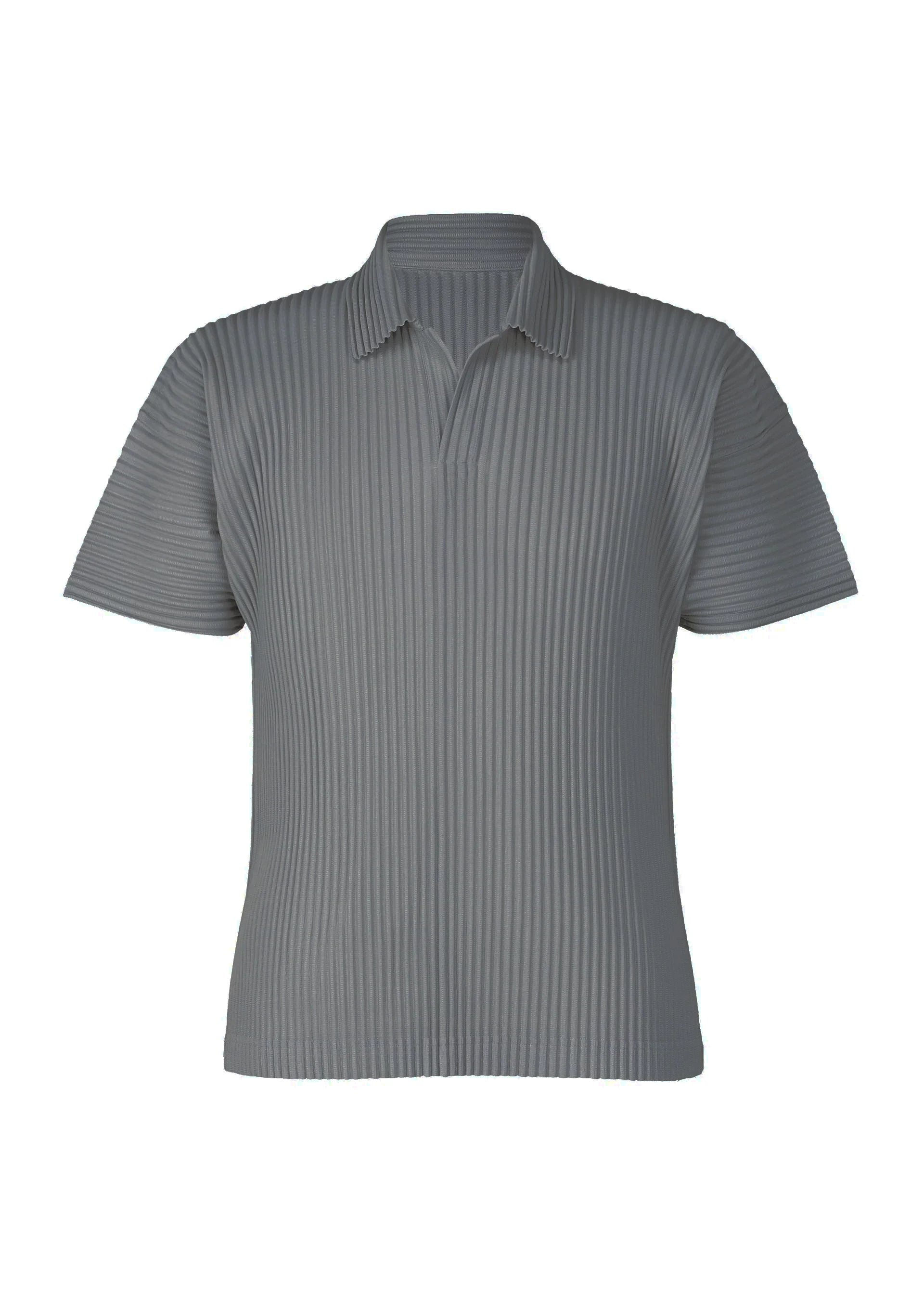 IMAGISM Japanese Pleated Lapel Texture Polo Shirt JM030
