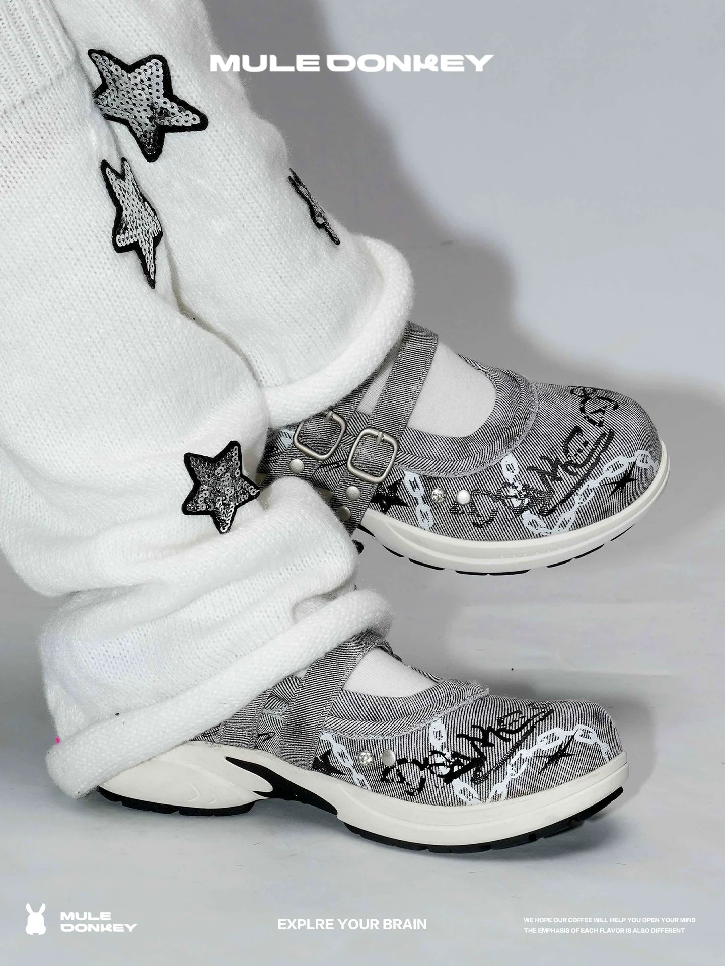 Donkey Hollow Flat Bottom Shallow Mouth Single Shoes