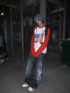 RAINMAKE APHEX TWIN Spoof Raglan Long Sleeve