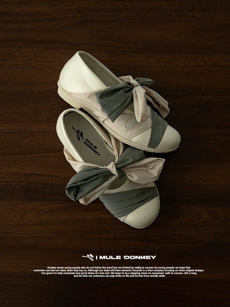 Donkey Flat-bottomed Small Fragrant Ballet Mary Jane Shoes