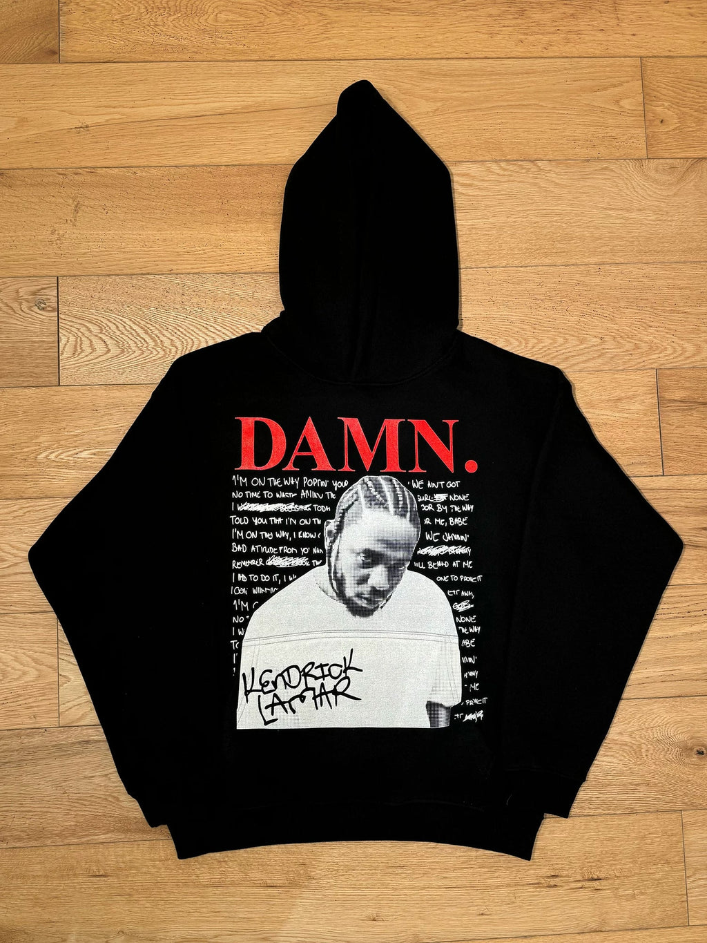 DKNT DAMN Kendrick Lamar hoodie