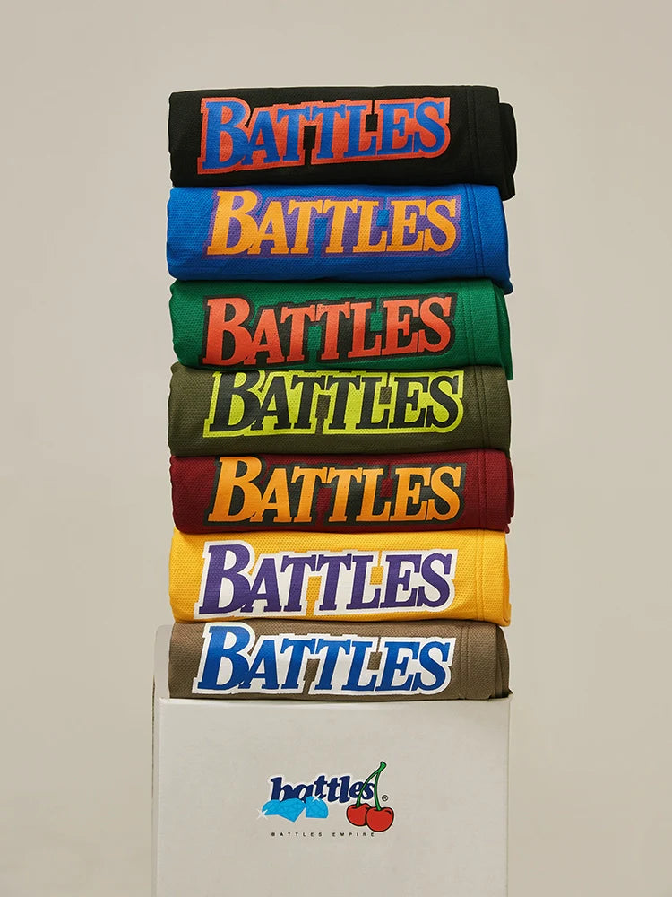 Battles Street Embroidery Printed Basketball Shorts