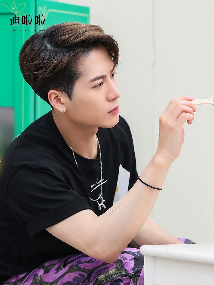 Balloon Dog Titanium Steel Necklace