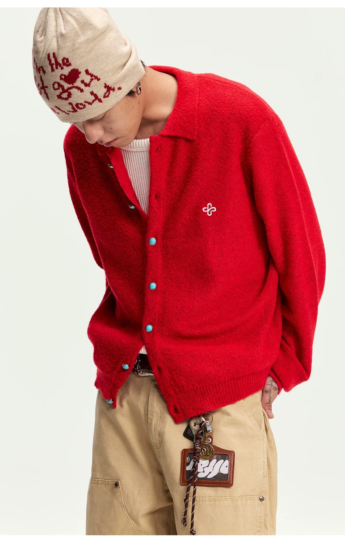 CoosRetro Lazy Wind Warm Casual Knitted Cardigan Jacket