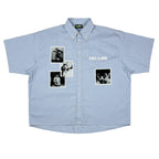 ComicTree C.t 2025 Summer Lapel Striped Photo Shirt