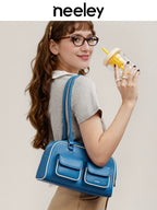 Neeley Large Cowhide Boston Shoulder Bag