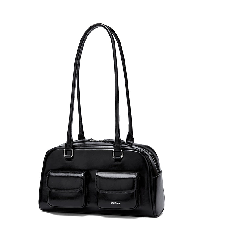 Neeley Soft Cowhide Luxury Boston Bag