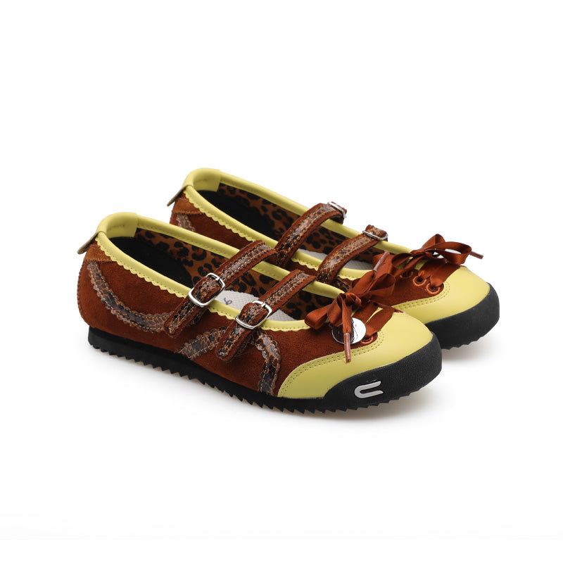 Cat & Sofa Mary Jane Black Hollow Flats