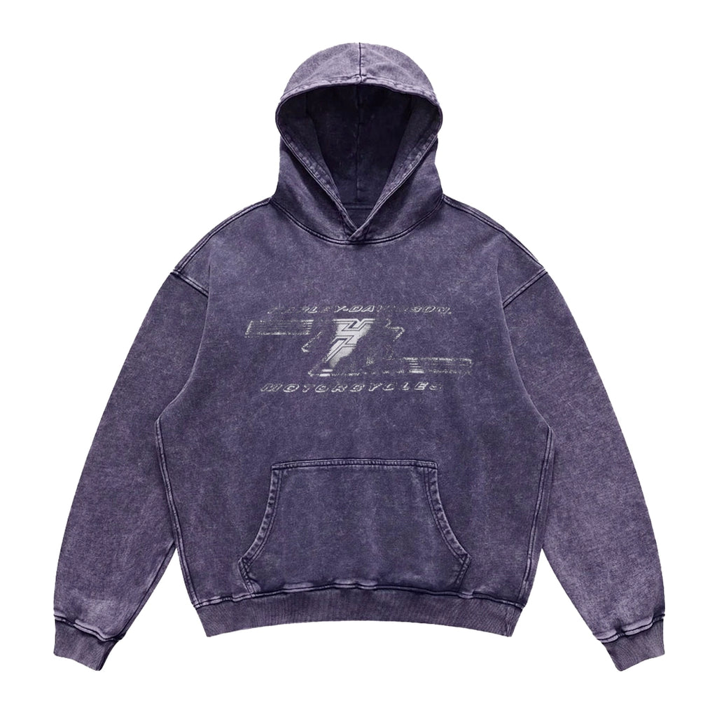 BOMBA STUDIO Retro Washed Hoodie Jacket