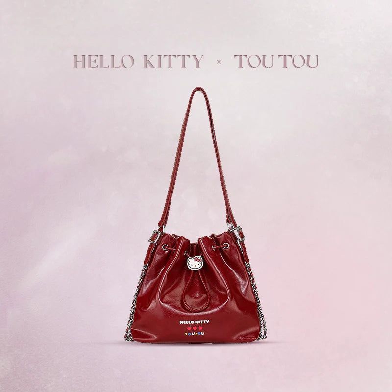 TOUTOU Vintage HelloKitty Large Capacity Backpack