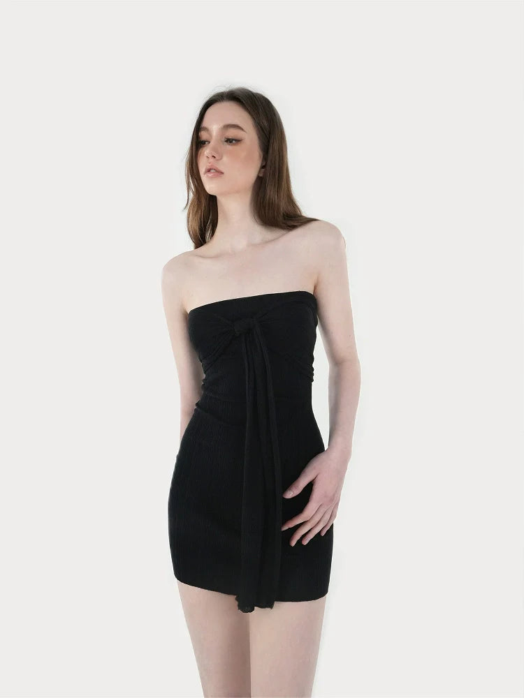 Jim Kennet Tencel Wears More Than A Tube Top Shawl Knitted Dress