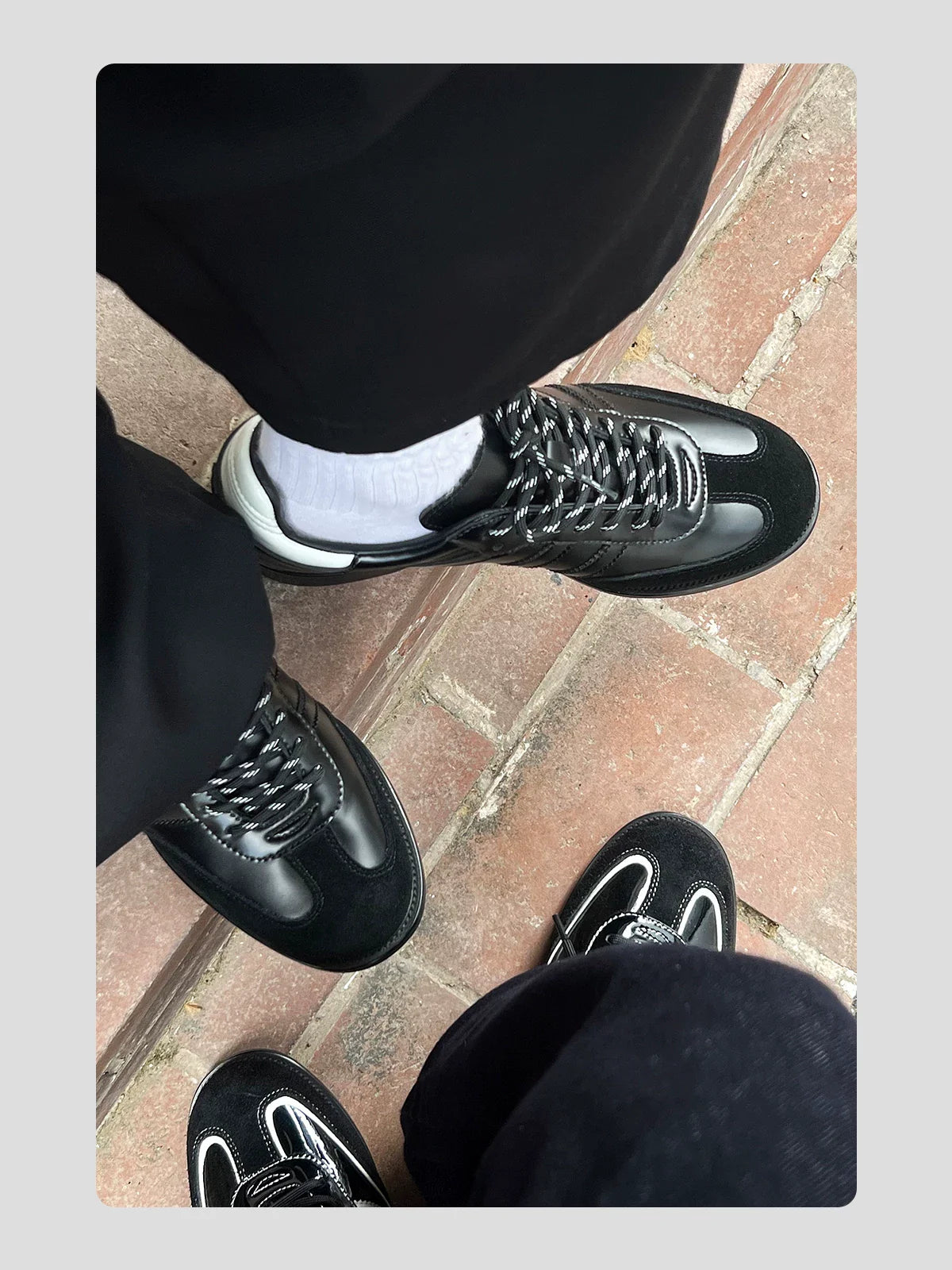 HANQIAORJI Versatile Casual Small Leather Shoes