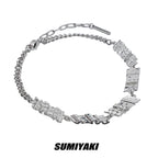 Plate Armor Mechanical Pleats Necklace