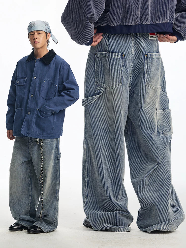 CoosRetro Vintage Vintage Corduroy Casual Loose Pants