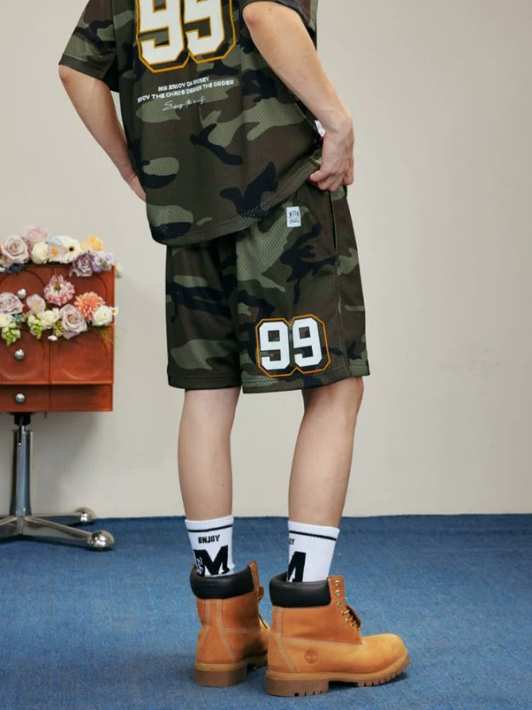 MEDM American Hip Hop Loose Wide Leg Shorts