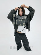 BINGBONG Vintage Canvas Underarm Bag