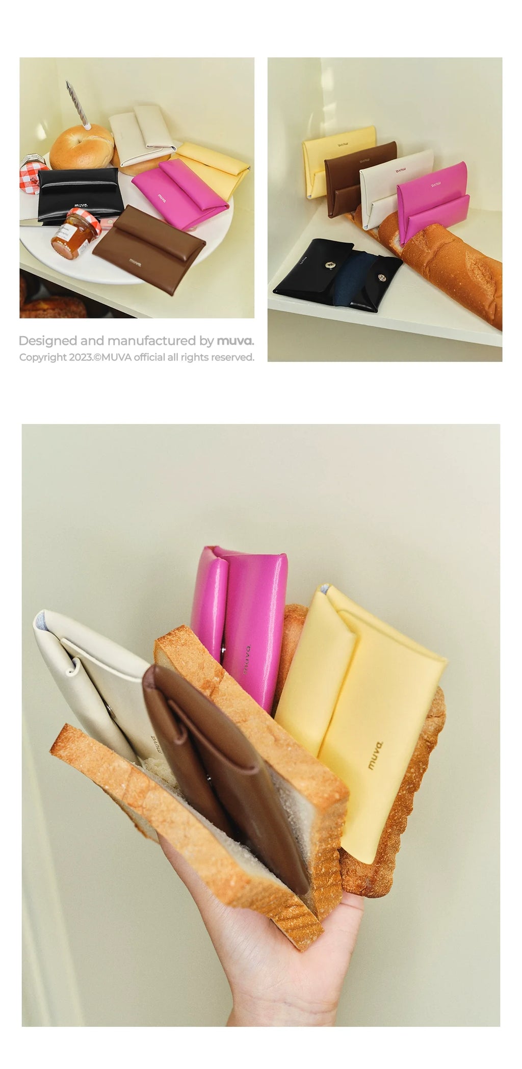 MUVA Leather Cute Card Bag