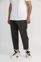 IMAGISM Japanese Non Miyake JF149 Pleated Thin Drapey Nine Point Pants