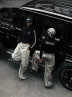 BADBLOOD Leopard Print Zip Cardigan Stand Collar Knit Jacket