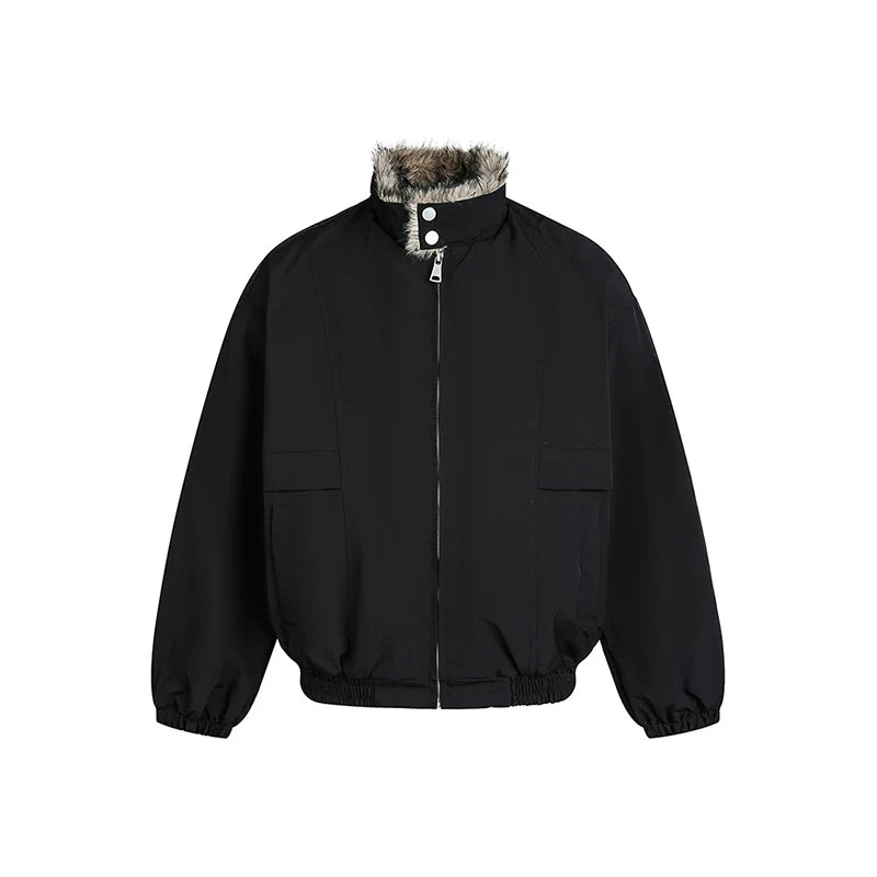 sostine Cleanfit Mountain Fur Stand Collar Jacket